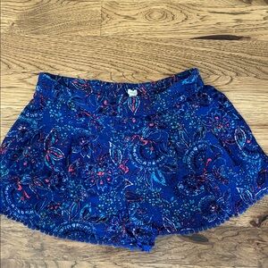UO Paisley Blue Shorts